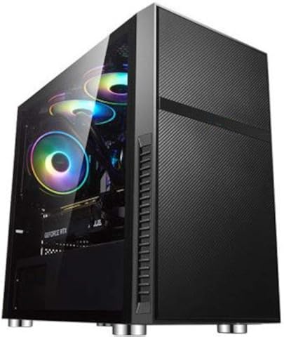 HZHI Pc Tower Case Pc Case Gaming Caja De La Computadora Caja Lateral del Juego Caja Principal De La Computadora Caja Principal De La Computadora Caja De La Computadora De Escritorio