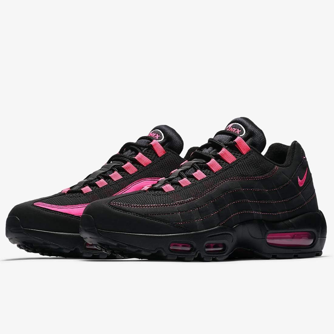 Amazon Co Jp ナイキ Nike エア マックス ９５ Nike Air Max 95 Og ブラック ピンクブラスト プラチナムティント ピンクブラスト Cu1930 066 日本国内正規品 スポーツ アウトドア