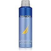 Nautica Voyage Deo Body Spray 6 fl oz (Pack of 1), Notes of Apple, Cedarwood, Mimosa, Men's Fragrance, Long Lasting, Everyday Fragrance