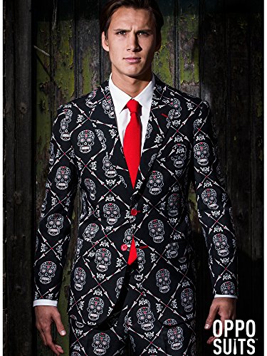 OppoSuits Men's Haunting Hombre-Party / Costume Suit