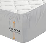 My home store Fitted Sheet 25 cm Deep Microfiber Grey Single to Super King view 2