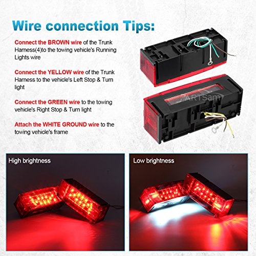 5 Partsam+Submersible+Rectangular+Waterproof+Combination