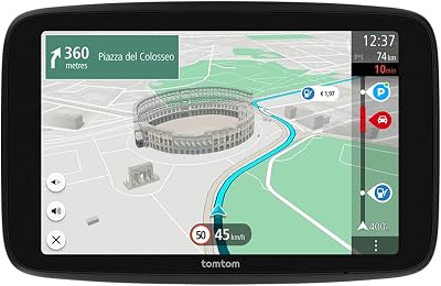 GPS GO Superior (Ecran 7 Pouces, Info Trafic, Alertes de Zones de Danger, Cartes Monde, Mise à Jour Rapide Via WiFi, Prix du Carburant, Fixation Magnétique Alimentée) - Nouveau Logiciel