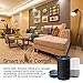 LOPOO Outdoor Smart Plug Wifi Smart Socket Works with Amazon Alexa and Google Home IP44 Waterproof Wifi Outlet Wireless Remote Control Switch Energy Monitoring Wifi Plug with Timer and Group Function