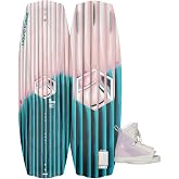 Liquid Force Angel Women's Wakeboard Combo Plush 6R Bindings Package