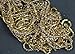 Aketek 10 Yard Crystal Rhinestone Close Chain Clear Trim Sewing Craft 2mm Gold color