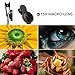 Phone Lens Kit Camera Accessory – Luxsure Universal HD 140° Super Wide Angle Lens + 15X Macro Lens, Mobile Phone Lens Clip-on, for iPhone 7/6/5/4, Android/Samsung & Most Smartphones (Black)