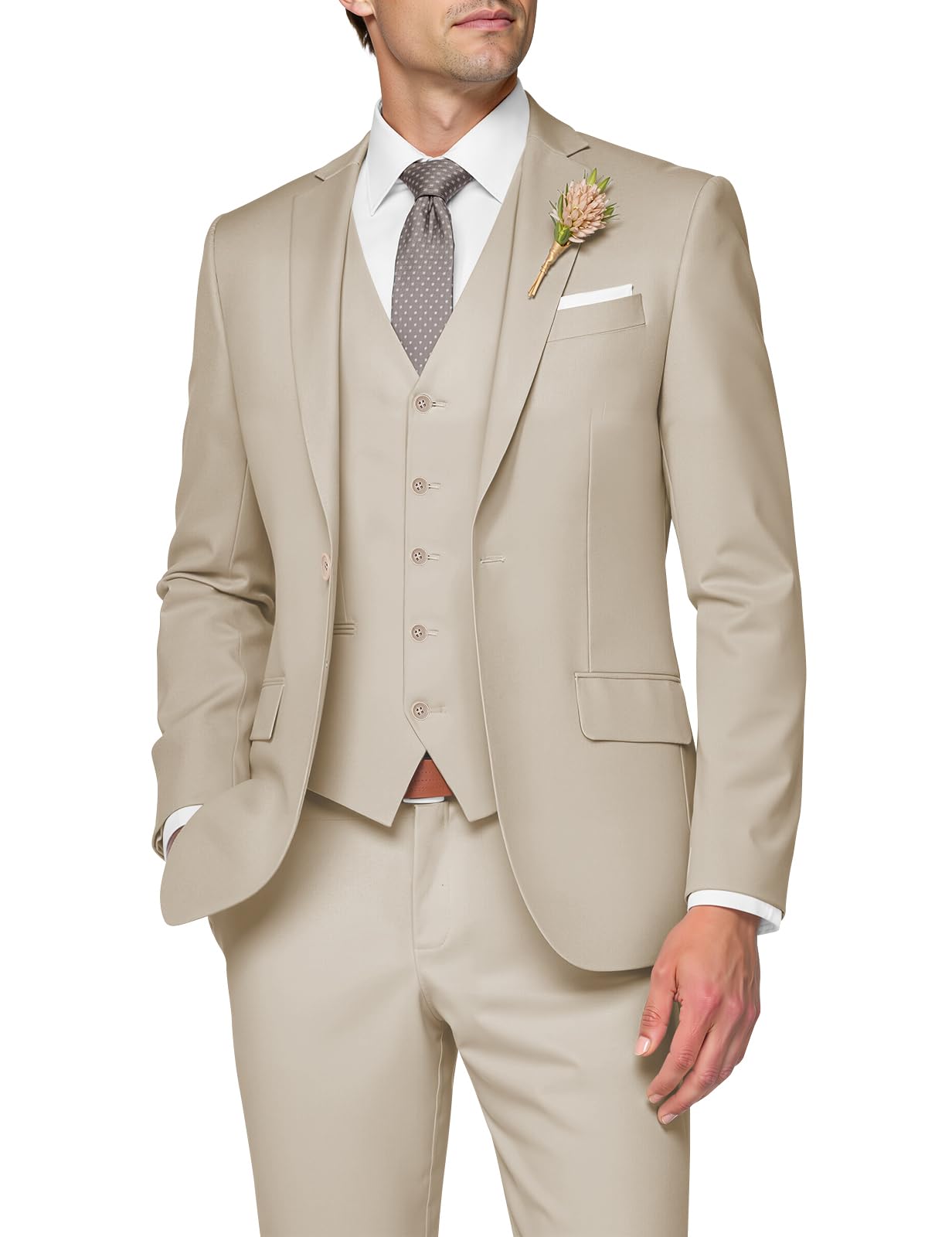 Beige 3 Piece Set