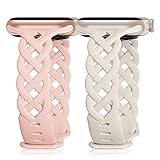 Braided Silicone Bands Compatible with Apple Watch