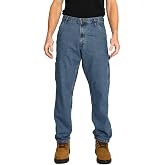 FULL BLUE Carpenter Denim Jeans, Relaxed Fit, Utility Pocket &amp; Hammer Loop