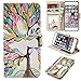 UrSpeedtekLive iPhone 6S Plus Case, iPhone 6 Plus Case, Premium PU Leather Funny Pattern Case Flip Cover with Card Slots & Stand for Apple iPhone 6 Plus/6s Plus 5.5 Inch, Love Tree