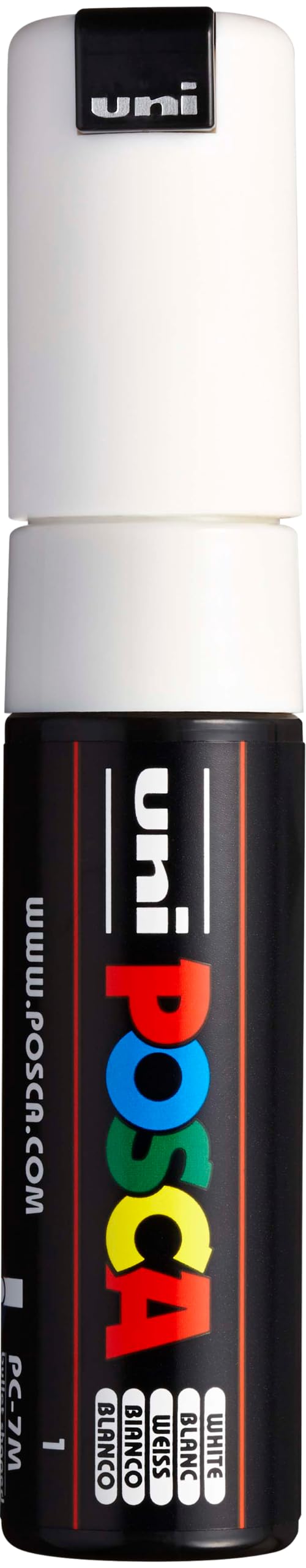 POSCA POSCA 181301 Broad Bullet Tip Marker - White