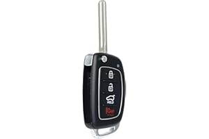 SUPALAND Key Fob Keyless Entry Fits for Hyundai Sonata 2014 2015 2016 2017 Remote Control Flip Key Replacement TQ8-RKE-4F16 95430-C1010 4 Button 46 Chip