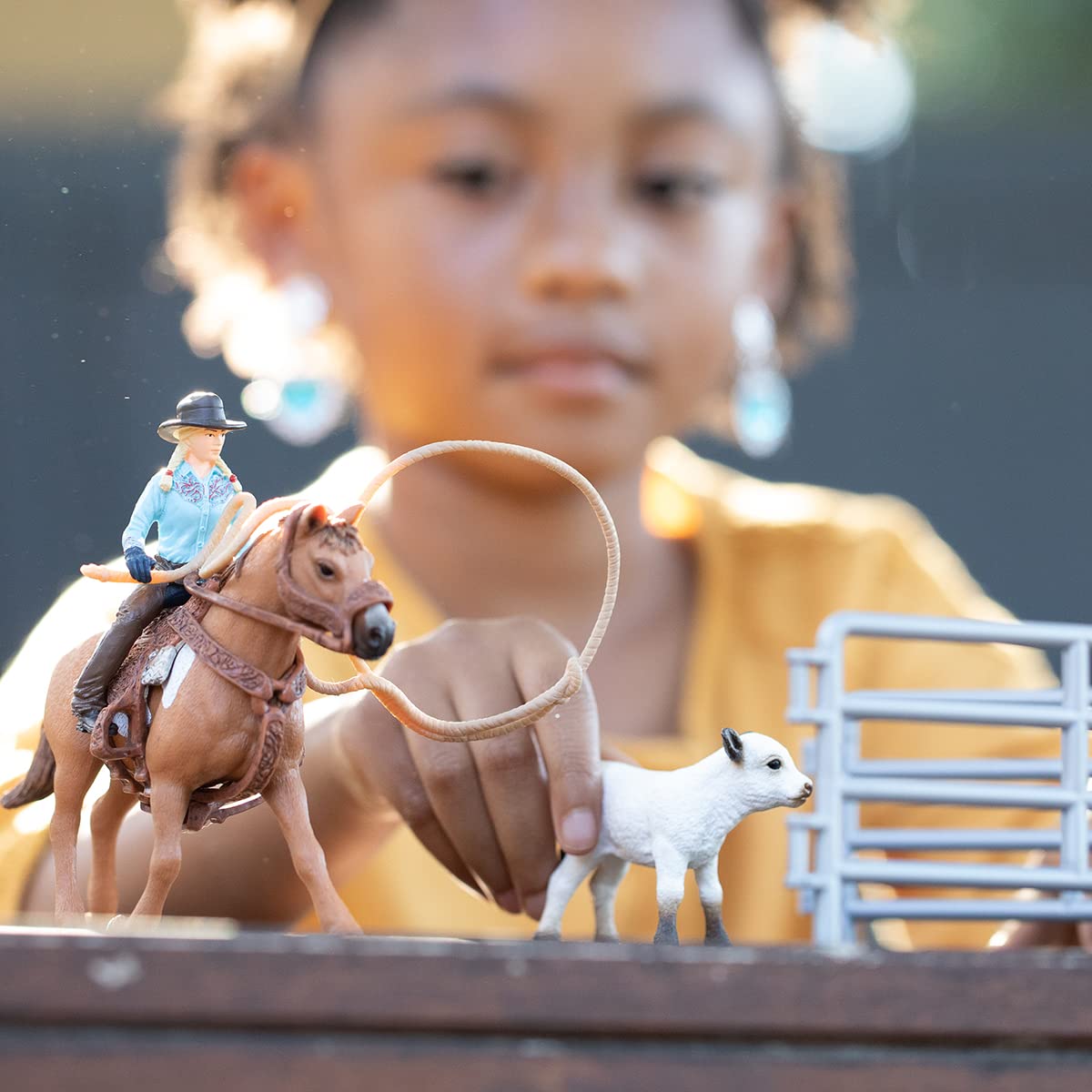 Western Rodeo Playsets Mua Schleich Farm World Rodeo Roping Playset - Cowgirl Rodeo Rider ...