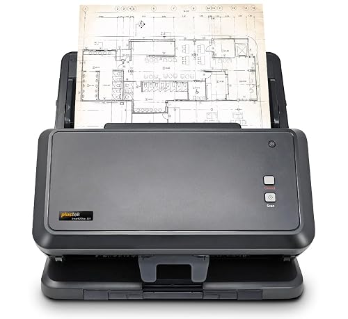 Scanner Only Scan plustek Wide-Format Color Duplex Document Scanner S30, for Large-Format ...