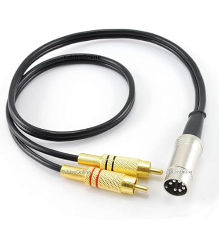 OpenII Cavo Da DIN A RCA A 7 Poli, Connettore MIDI Femmina A 7 Pin A - Foto 9