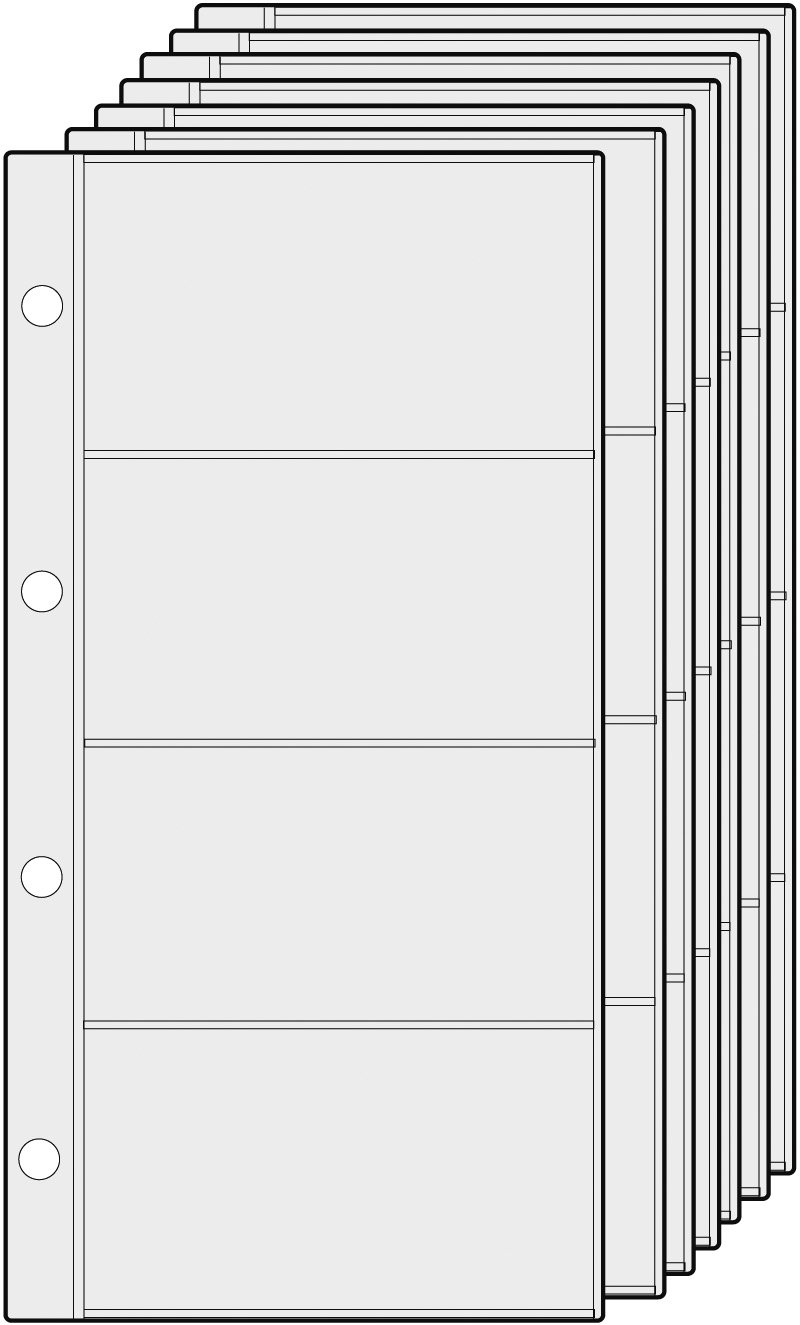 Alassio Unisex AdultBusiness Card Holder Transparent