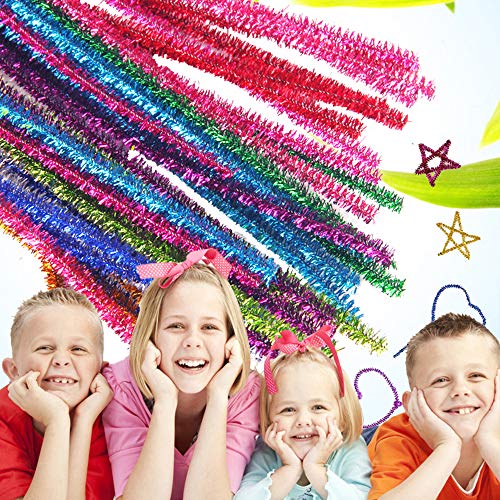 Pipe Cleaners Chenille Stems for DIY Art Craft 6 mm x 12 Inch 100 Pieces