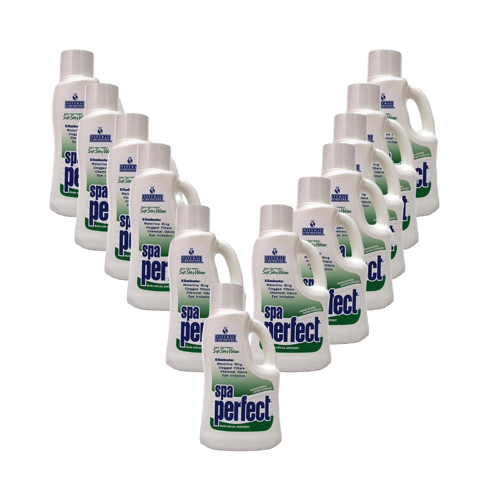 Natural Chemistry Spa Perfect Water Cleaner, 2-Liter 04131, 12 Pack Image Natural Chemistry Spa Perfect Water Cleaner, 2-Liter 04131, 12 Pack Image