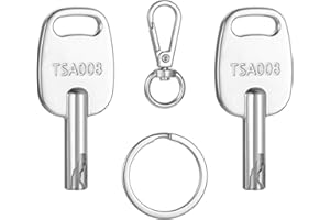 COGGUEPE 2 Pcs TSA008 Master Keys - Compatible with All TSA-Approved TSA008 Locks