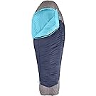 The North Face Cat's Meow 20 Sleeping Bag - Women's Right Hand Zip Blue Coral/Zinc Grey Long