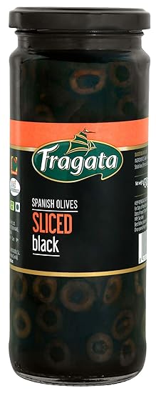 Fragata Sliced Olives Black 430g