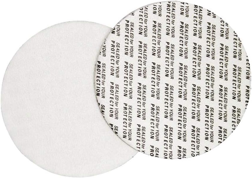100Pcs 2.7cm/1inch Round Self-adhesive Pressure Sensitive Pads Foamed PS Safety Sealers Tamper Resistant Cap Seal Liners for Cosmetic Jar Bottle Case Sealing