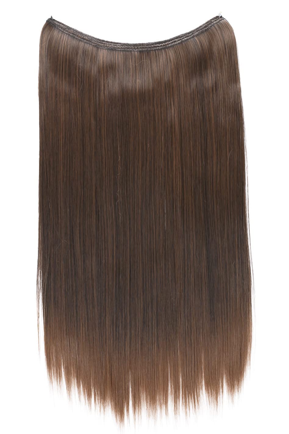CAISHA 20" 1 Weft Extension With Elastic Band Hair Extensions Hairpiece Straight Brown Mix E106