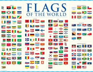 Flags of the World Poster Chart: Amazon.co.uk: Office Products