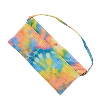 Dooxii Plage Housses De Chaise Longue De Jardin Transat Pliable Serviette De Plage Bain De Soleil Avec Poches Latérales Jaune 75 210cm
