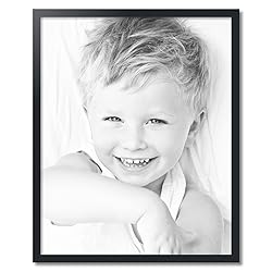 ArtToFrames 29x36 Inch Black Picture Frame, This