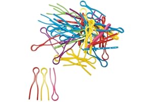 DANGJUACUA 100 PCS Bobbin Holder – Colorful Bobbin Clips for Sewing Machine Accessories, Spool Organizer and Embroidery Supplies