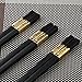 Melamine Chopsticks. Reusable Luxury Chopstick Set. A Wooden Replacement Made With Non-Toxic Dishwasher Safe Melamine. (Black 5 Pairs)