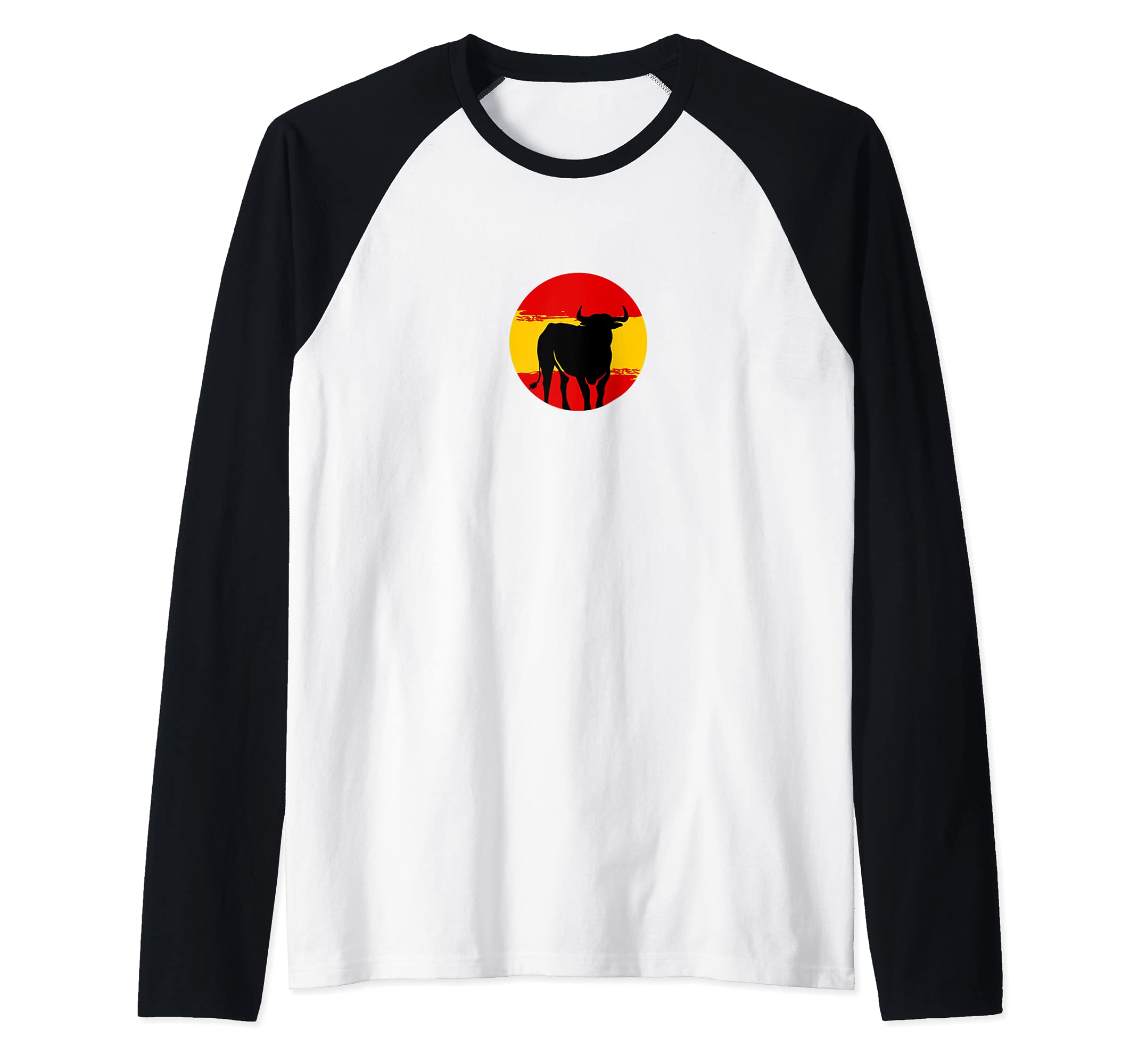 Flag Spain Raglan Baseball Tee