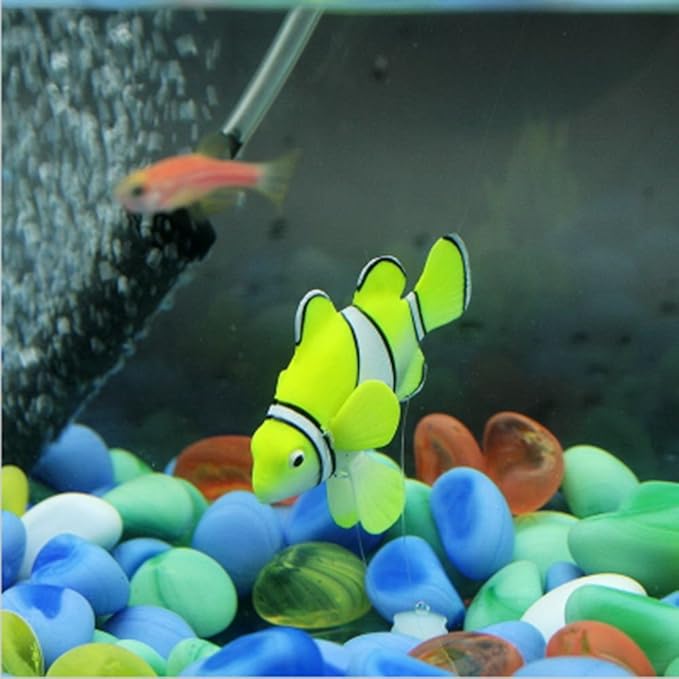 Oryougo 5 Pièces Poisson Clown Artificiel Aquarium Animal