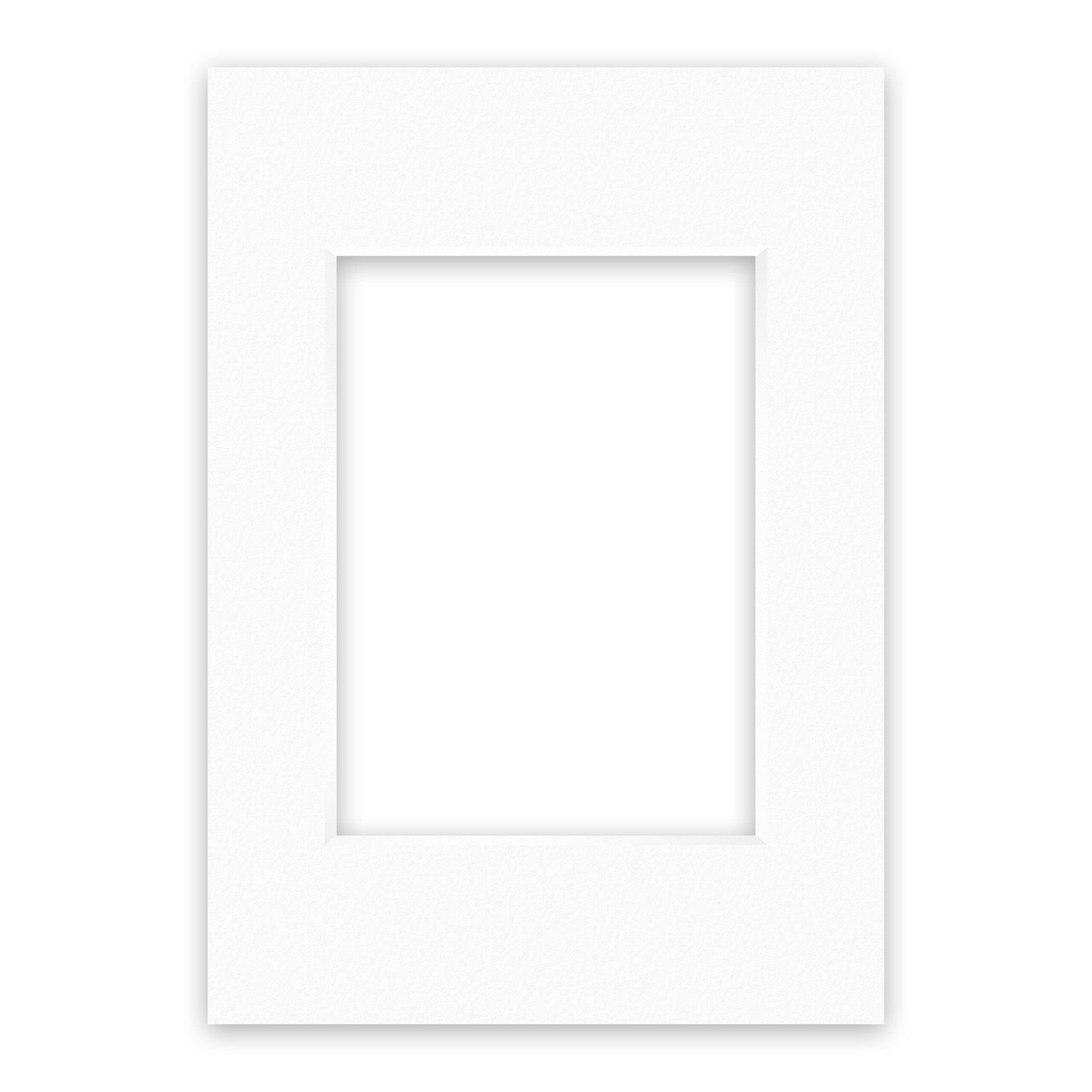 nielsen Conservation Picture Mount - Pure White A4, 21x29.7cm - Fits 13x18cm Photo - Acid-Free, pH Neutral and Protective, Smooth Surface