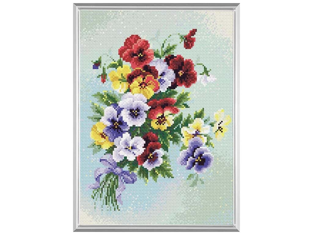 Riolis Diamonds Painting, Acrylic, Multicoloured, 27x38 cm