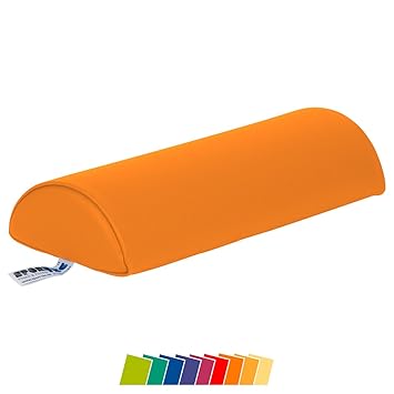 Sport-Tec Halbrolle Lagerungsrolle Lagerungskissen mit Kunstlederbezug 40x15x7,5 cm