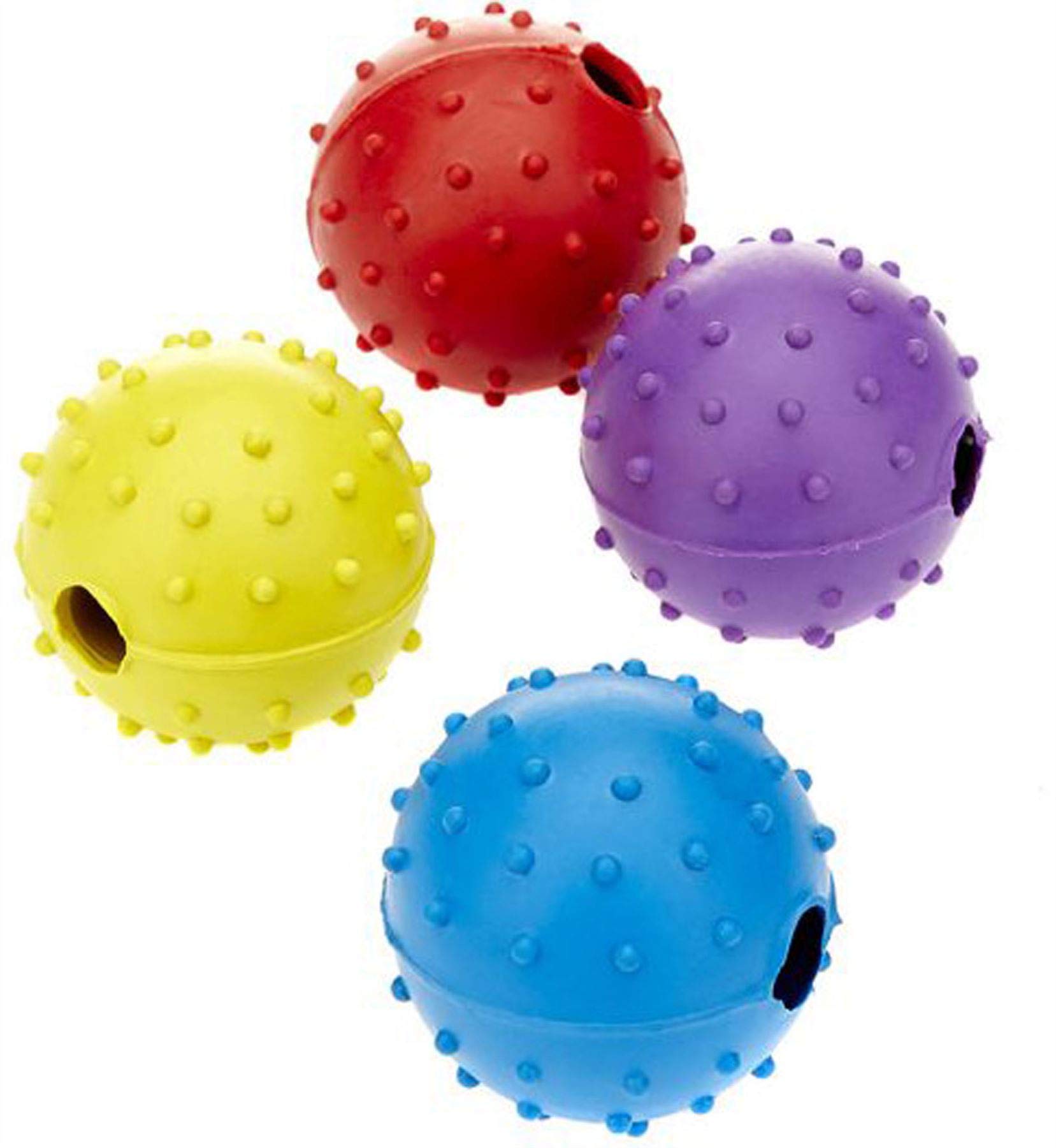 Classic PETBLIS Rubber Pimple Ball/Bell 6cm 2 2/5 inches, 100 g