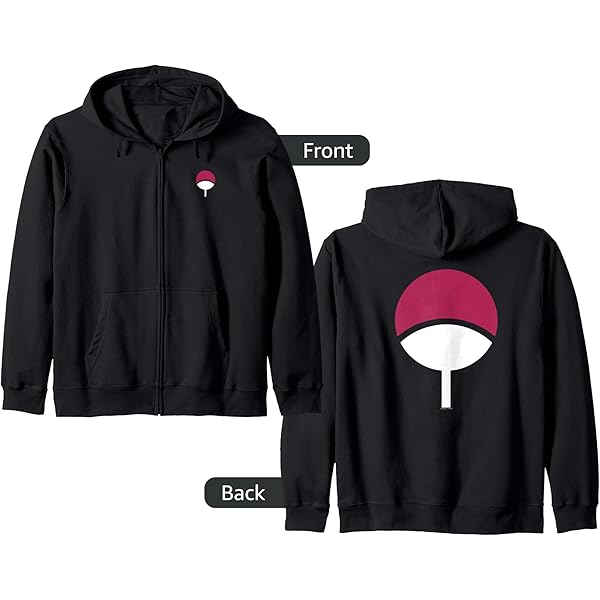 Amazon.com: Naruto Shippuden Front and Back Sasuke Sharingan