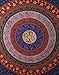 RAJRANG Large Hippie Mandala Tapestry 90x84 Inch Multicolor Bohemian Indian Dorm Tapestries Decor Psychedelic Wall Hanging Ethnic Decorative Urban Tapestry