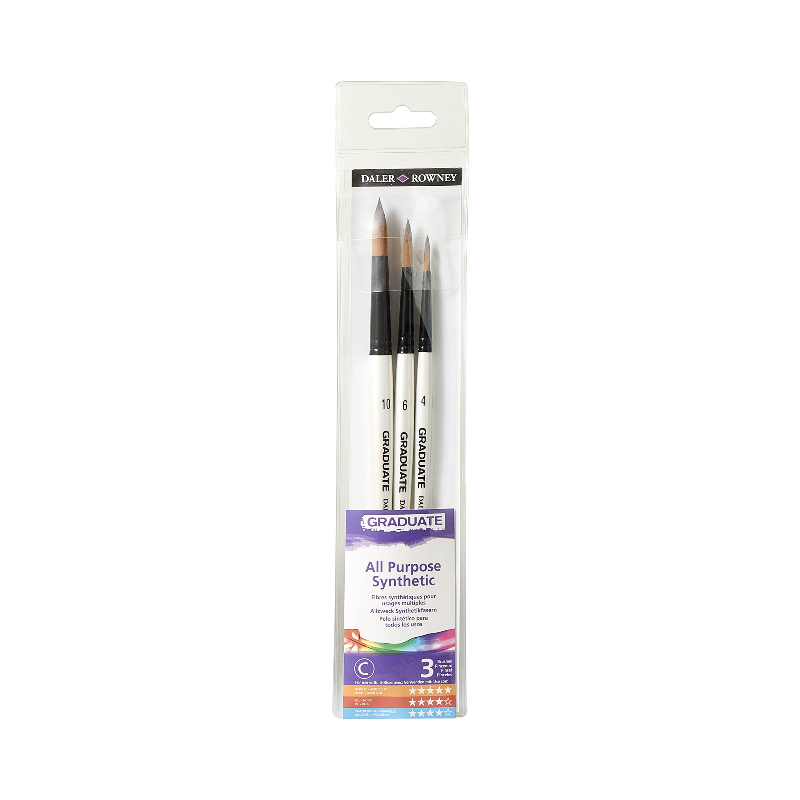 DR 3 Brush Syn Round Set, E212530007