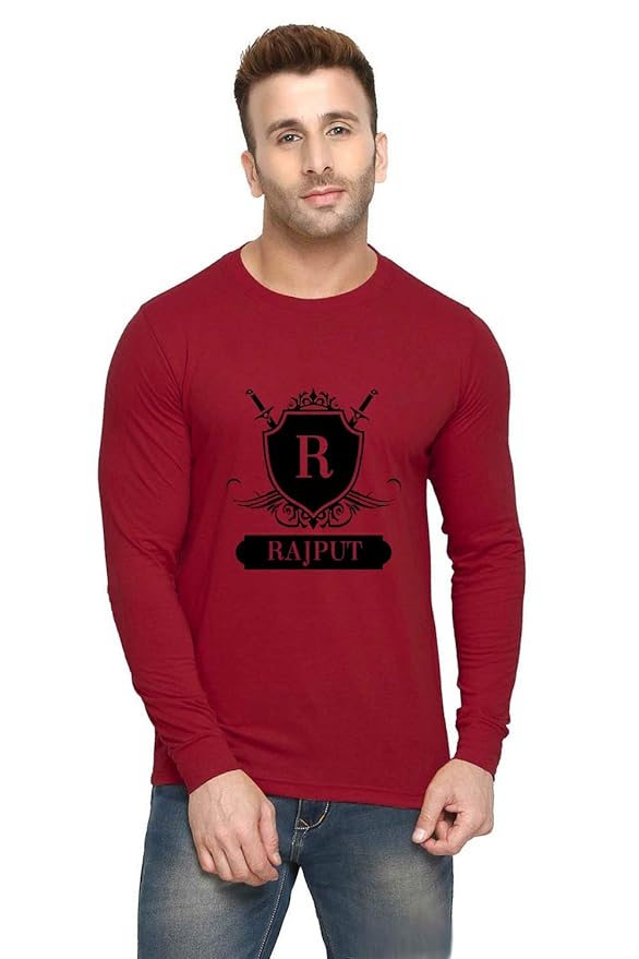 Buy Printmate Rajput Name Dotnet Drifit Sports Fabric Graphic Printed Round Neck Unisex Full 