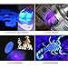 Blacklight Flashlight, 100 LED Ultra Violet UV Flashlight Handheld Blacklight Stain Detector with UV Safety Goggles to Spot Scorpions, Bed Bugs, Bodily Urine, Car Freon Leaks (Sliver)