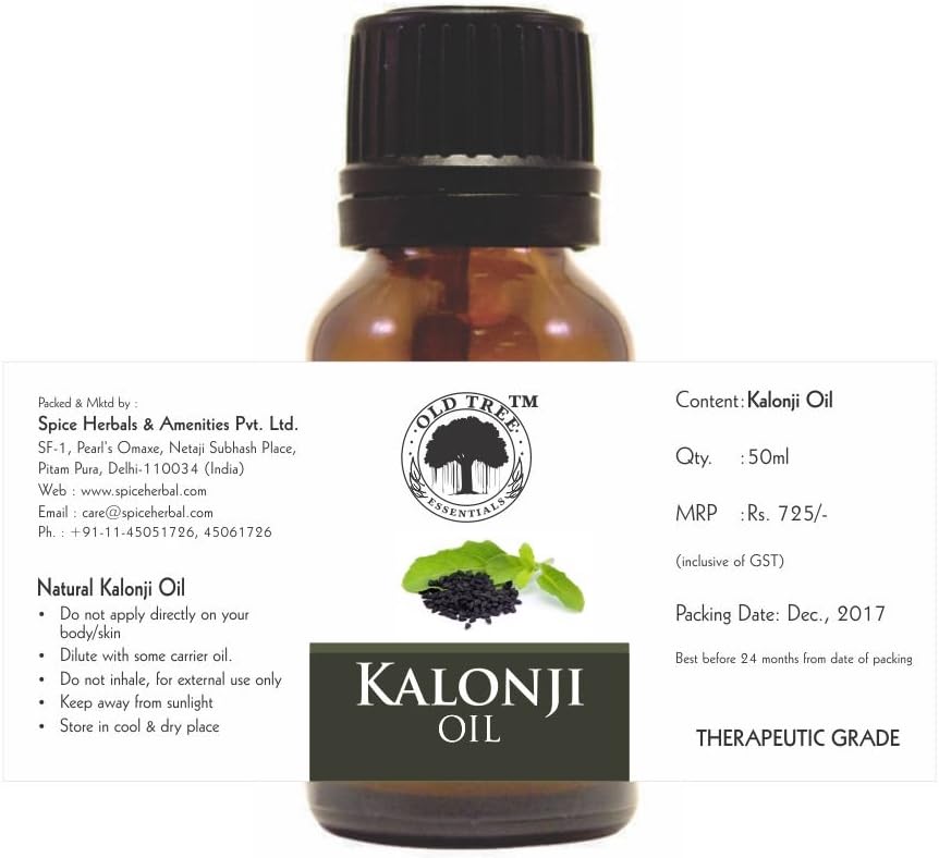 Kalongi Oil 100% Pure and Natural Oil,50 ml