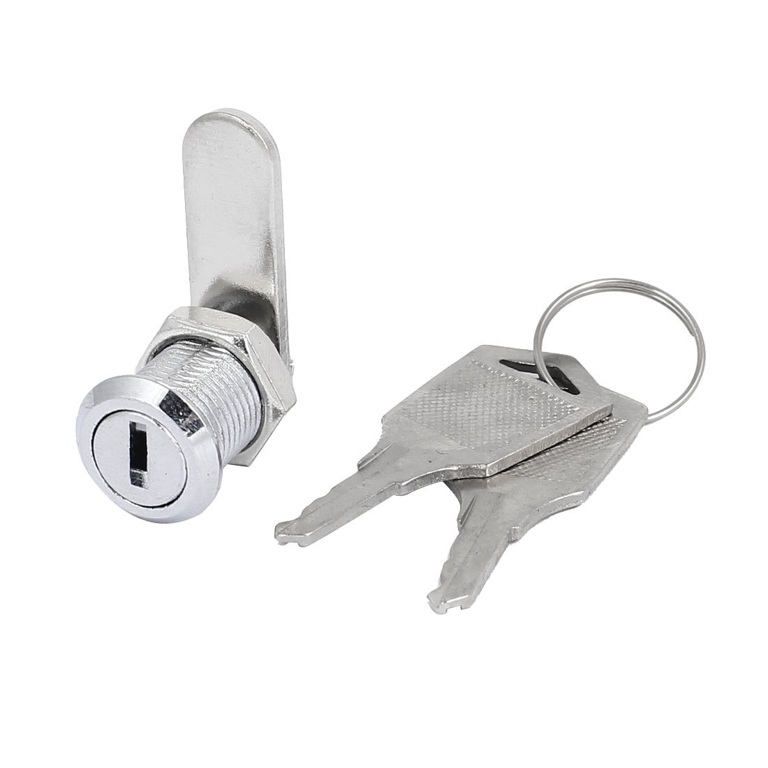 Sourcingmap Mailbox Tool Box Locking 12mm x 16mm Security Cylinder Cam Lock w 2 Keys