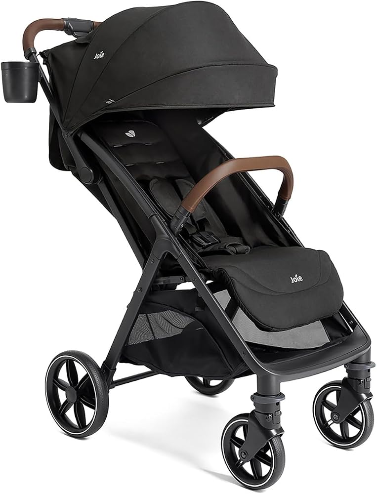 Joie Baby Nutmeg Compact Lightweight Travel Stroller, One‑Hand Fold | Multi-Position Recline, Smooth Ride Suspension, Travel