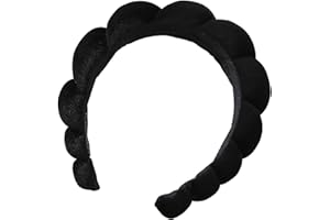 Spa Headband for Women - Terry Towel Cloth Fabric Makeup Fashion Facial Hair Wrap for Skincare, Face Washing, Makeup Removal,