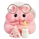 Handmade Taba Squishy Hamster Toy, Cute Squishy