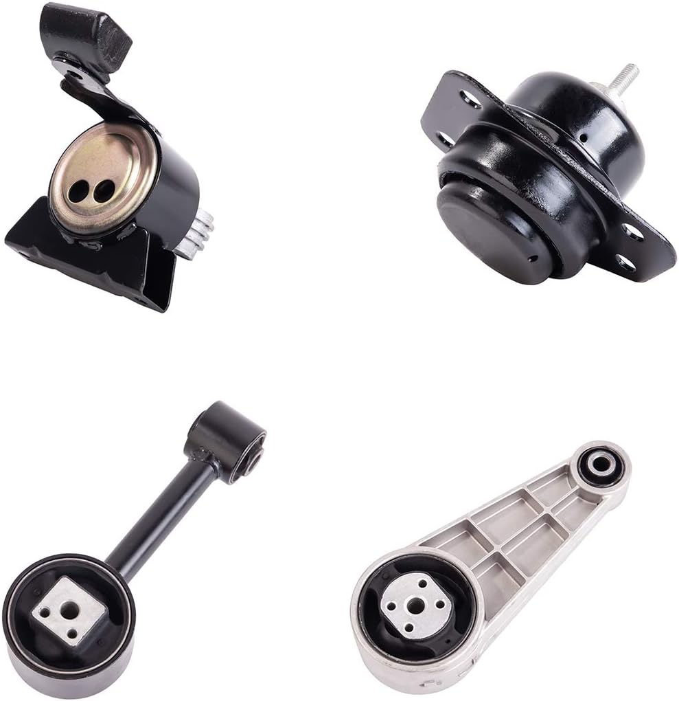 Ashimori Compatible With 2004-2010 Chevrolet Optra 2004-2008 Suzuki Forenza 2005-2008 Suzuki Reno 2.0L Engine Motor Mount & Transmission Mount Kit A6841 A6843 A6842 A6844